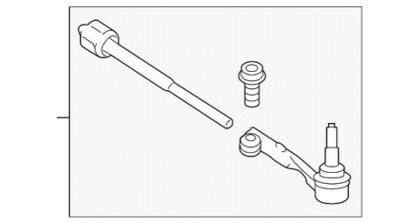 Поперечная рулевая тяга П BMW 32106858737