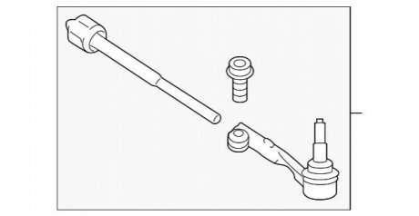 Поперечная рулевая тяга Л BMW 32106863857