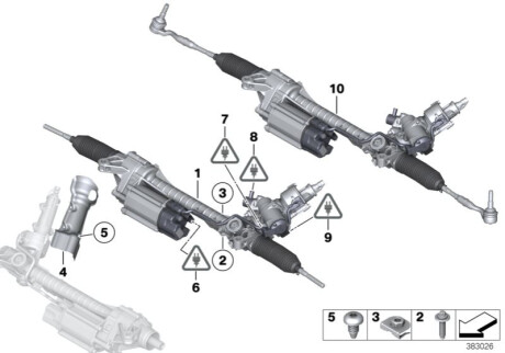 Рульовий механізм BMW 32106868348