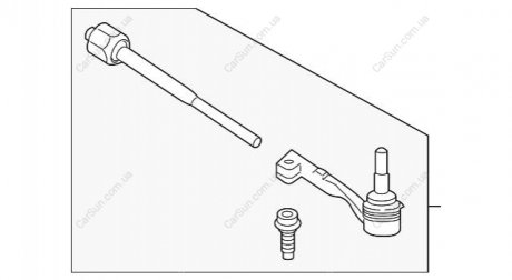 Поперечна рульова тяга П BMW 32106868689