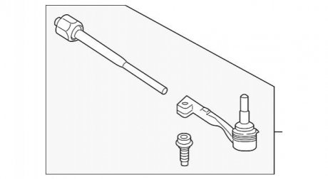 Рульова тяга в зборі BMW 32106869537