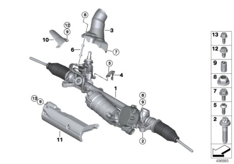 Редуктор в зборі BMW 32106897011