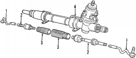 Рулевая рейка BMW 32107838794