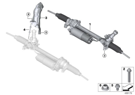 Оригинальная запчасть BMW 32107915598