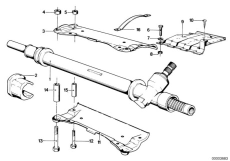 Ремкомплект рульової рейки BMW 32111120433