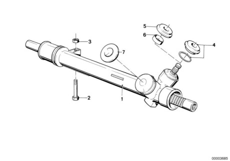 Рульова рейка BMW 32111130170