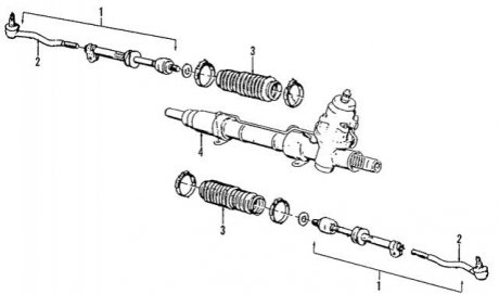 Рульова рейка BMW 32131097315