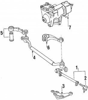 Рульова рейка BMW 32131136827