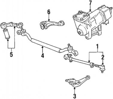 Рулевая рейка BMW 32131141815