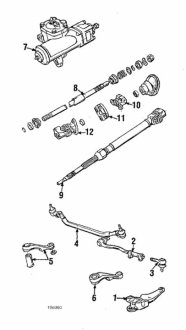 Накінечник поперечної рульової тяги BMW 32211114843