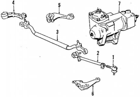 Наконечник рулевой тяги BMW 32211135822