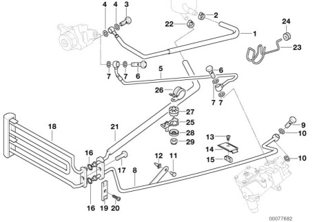 Шланг BMW 32411093373