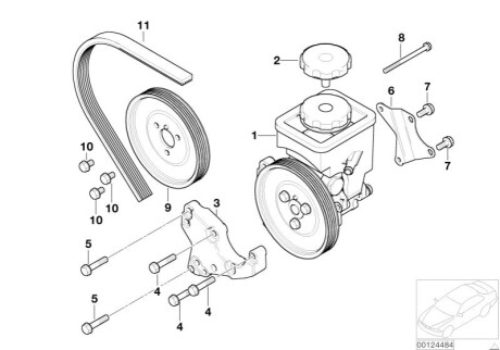 Насос гидроусилителя руля BMW 32411095752