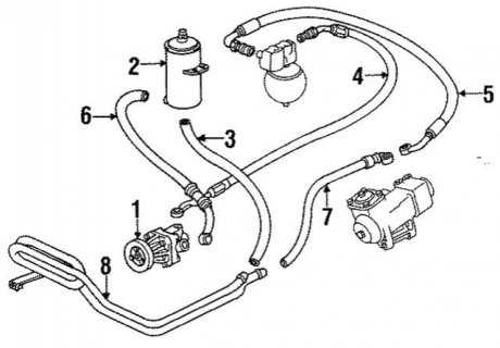 Насос гидроусилителя руля BMW 32411130556