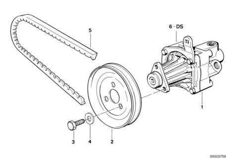 Насос гидроусилителя руля BMW 32411132998