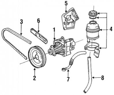 Зливний трубопровід BMW 32411133401