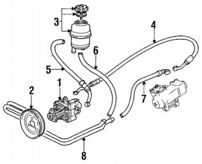 Шланг E34E32 впускн BMW 32411133637