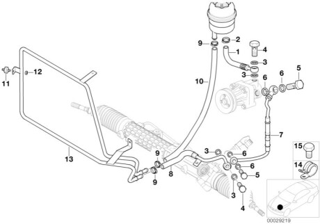 Шланг высокого давления в сборе H32420 BMW 32412227680