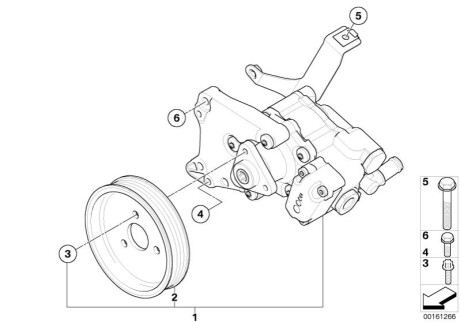 Насос гидроусилителя руля BMW 32413450591