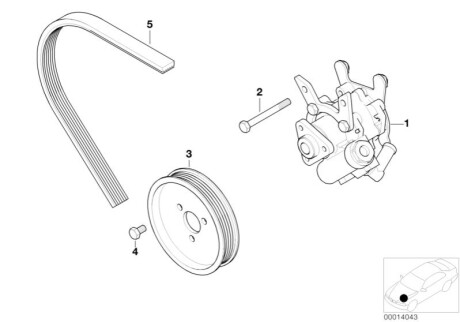 Помпа гідропідсилювача BMW 32416757464