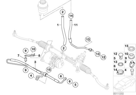 Рукав напірний BMW 32416781751