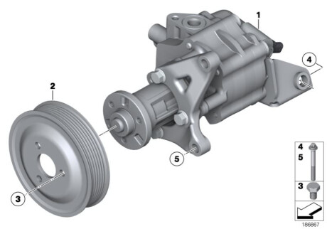 Оригинальная запчасть BMW 32416794349