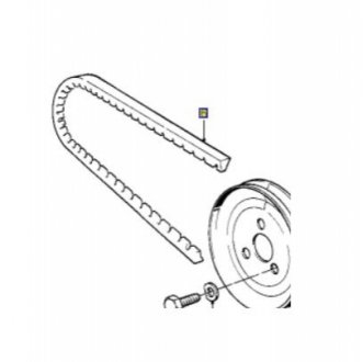 Клиновой ремень BMW 32421706750