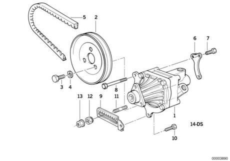 Зажимная пластина BMW 32421727136