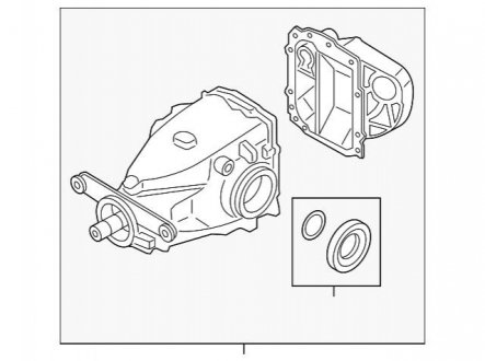 Диференціал в зборі BMW 33108047142