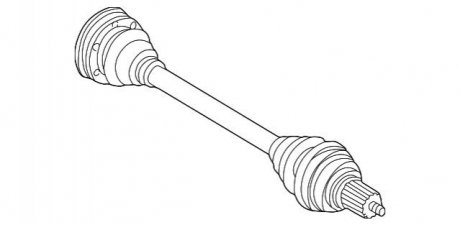 Полуось в сборе BMW 33207508135