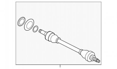 Приводной вал BMW 33207566086