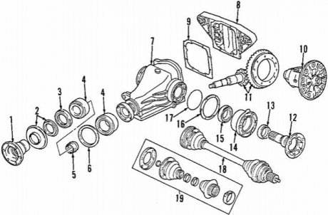 Приводной вал BMW 33207572683