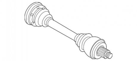 Піввісь у зборі BMW 33207572688