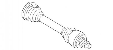 Полуось в сборе BMW 33207589058