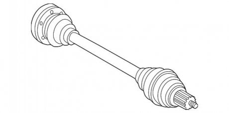 Полуось в сборе BMW 33211229473