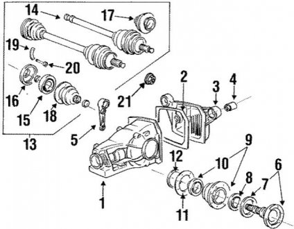 Пыльник шруса BMW 33219067807