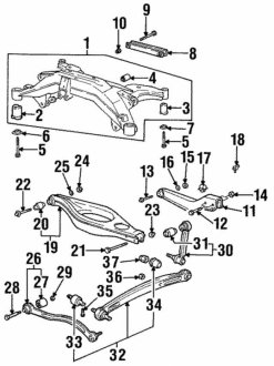 Сайлентблок рычага BMW 33321135131