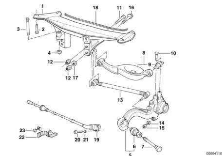 Рычаг подвески BMW 33322294284