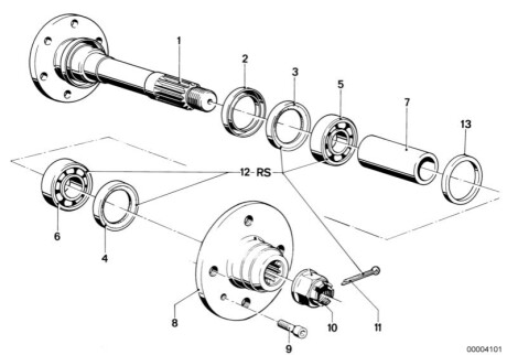 Оригинальная запчасть BMW 33411117439