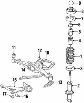 Опора стойки амортизатора BMW 33521132088