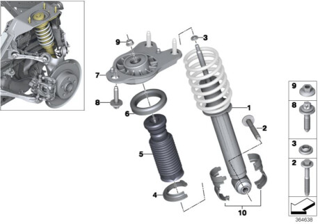 Оригинальная запчасть BMW 33526867528