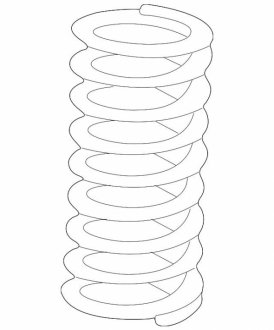 Пружина подвески BMW 33531094801