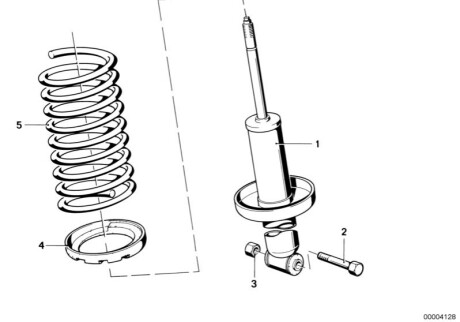 Пружина подвески BMW 33531118815