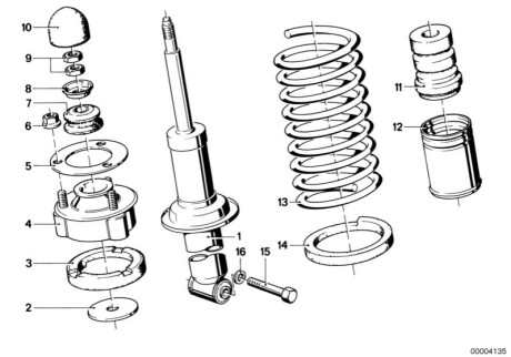 Пружина підвіски BMW 33531126901