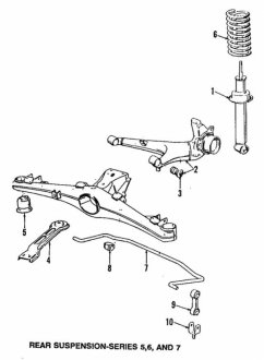 Пружина подвески BMW 33531131805