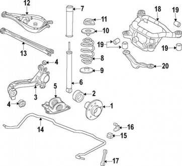 Пружина підвіски BMW 33536785087