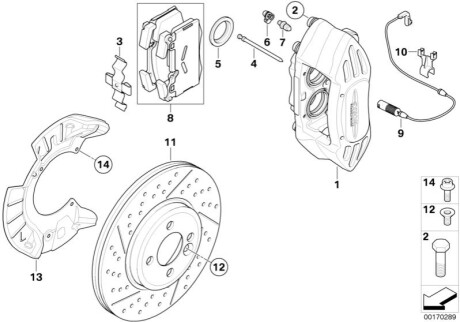 Оригинальная запчасть BMW 34106856651