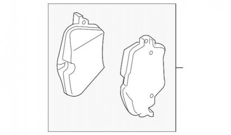 Гальмівні колодки BMW 34106885521