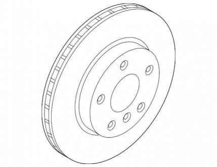 Диск гальмівний Пд BMW 34 10 6 891 081