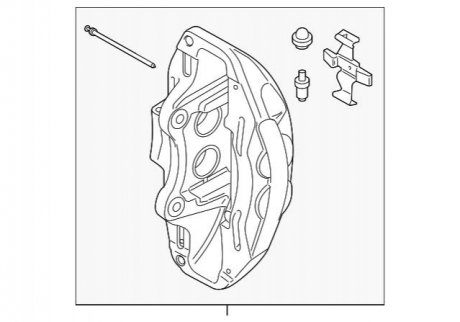 Суппорт дискового тормоза BMW 34106891327